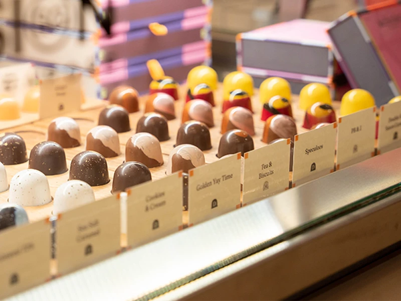 Handcrafted bon bons from Mr. Bucket Chocolaterie