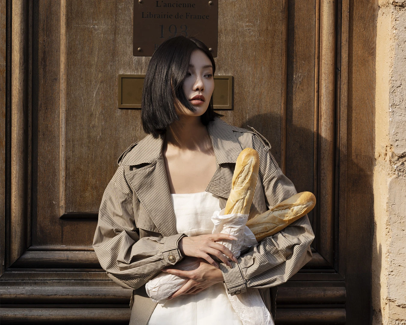 St. Agni Tailored Square Neck Mini Dress